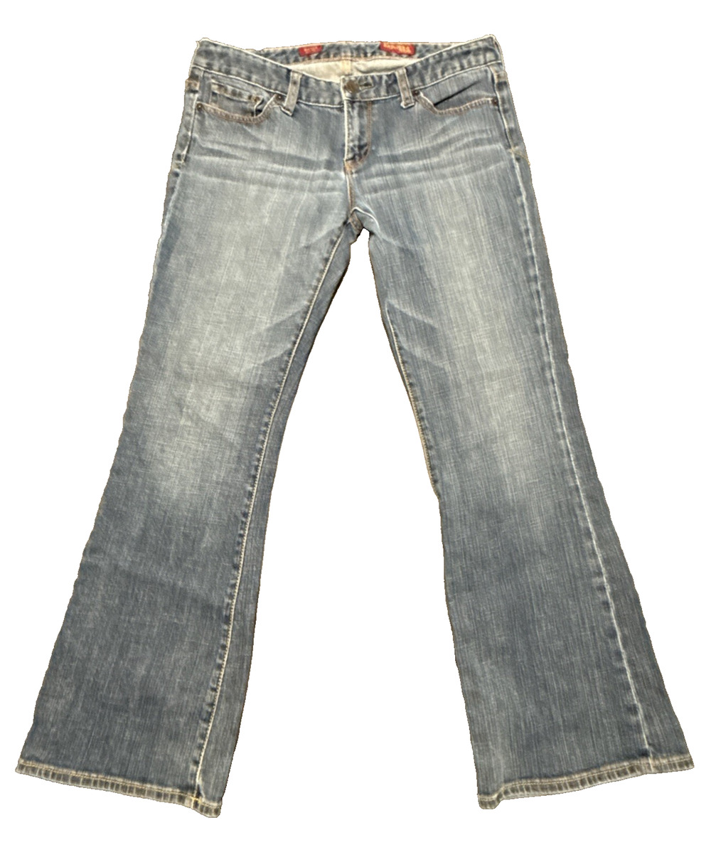 EXPRESS Blue Jeans Women's 8Short Medium Wash Boot LegD